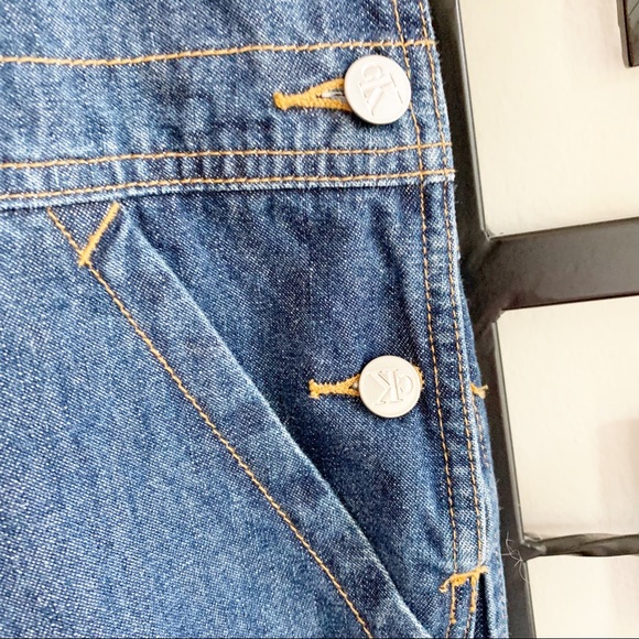 Vintage CK CALVIN KLEIN JEANS Baggy Denim Overalls - Picture 7 of 11